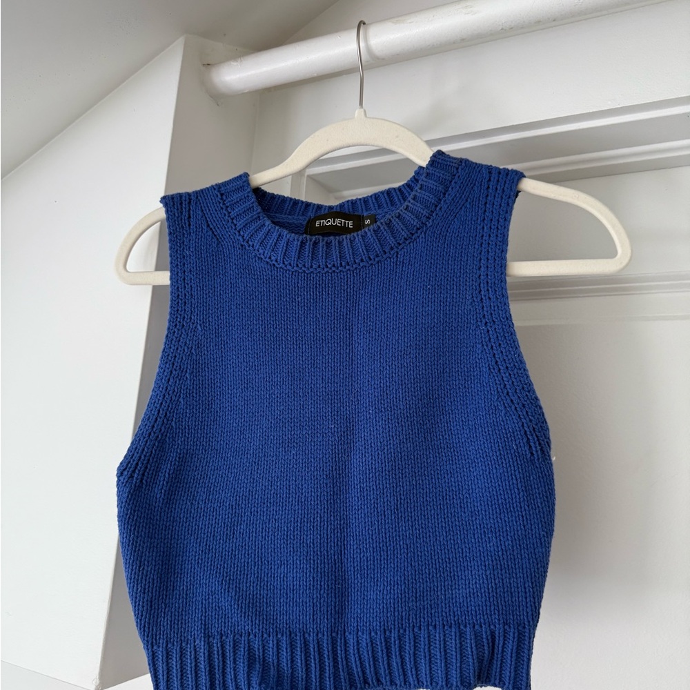 Blue Women's Sweater tank